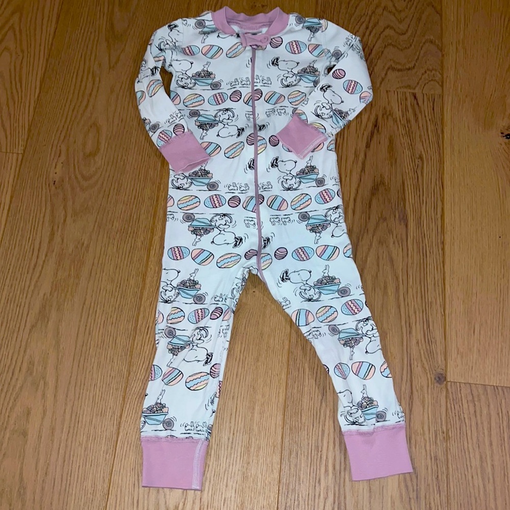 Hanna Andersson X Peanuts toddler pajamas
